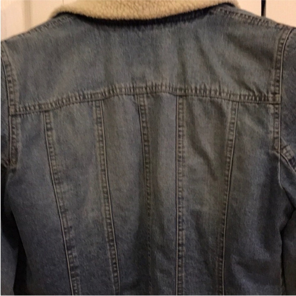 Denim Sherpa Jacket - Picture 4 of 9